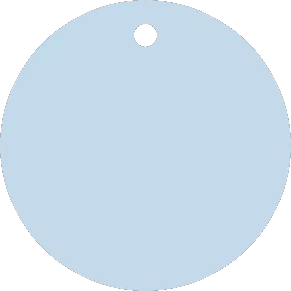 50mm Acrylic Round Blank | Pastel and Botanical Colours | 3mm Thick