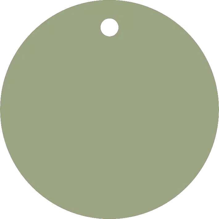 70mm Acrylic Round Blank | Pastel and Botanical Colours | 3mm Thick