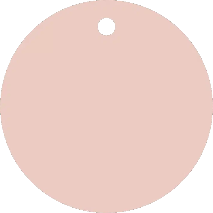 70mm Acrylic Round Blank | Pastel and Botanical Colours | 3mm Thick