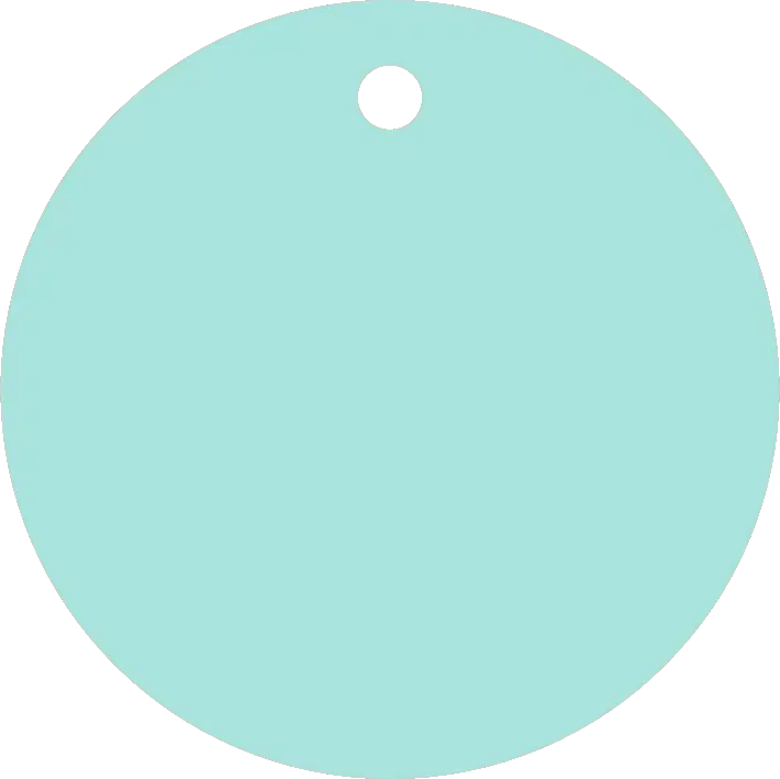 70mm Acrylic Round Blank | Pastel and Botanical Colours | 3mm Thick