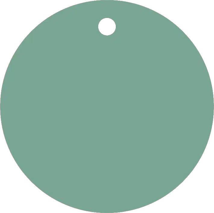 70mm Acrylic Round Blank | Pastel and Botanical Colours | 3mm Thick