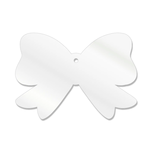 Bow Shaped Acrylic Blank – Laser Cut Acrylic for Crafting