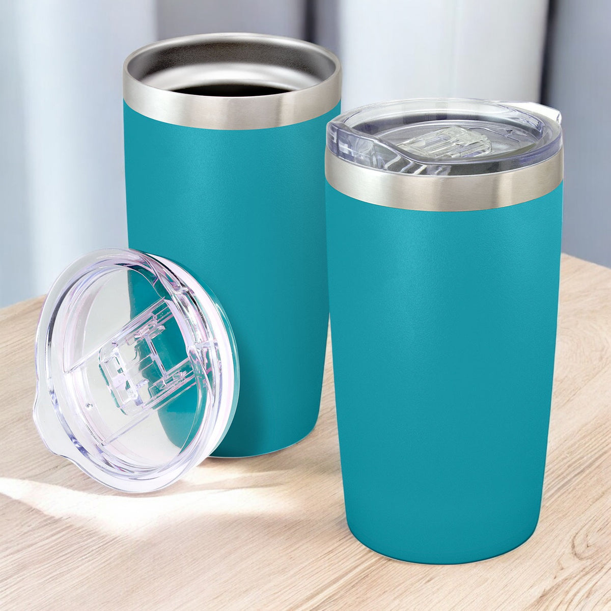 Personalised Laser Engraved 600ml Coffee Travel Tumbler