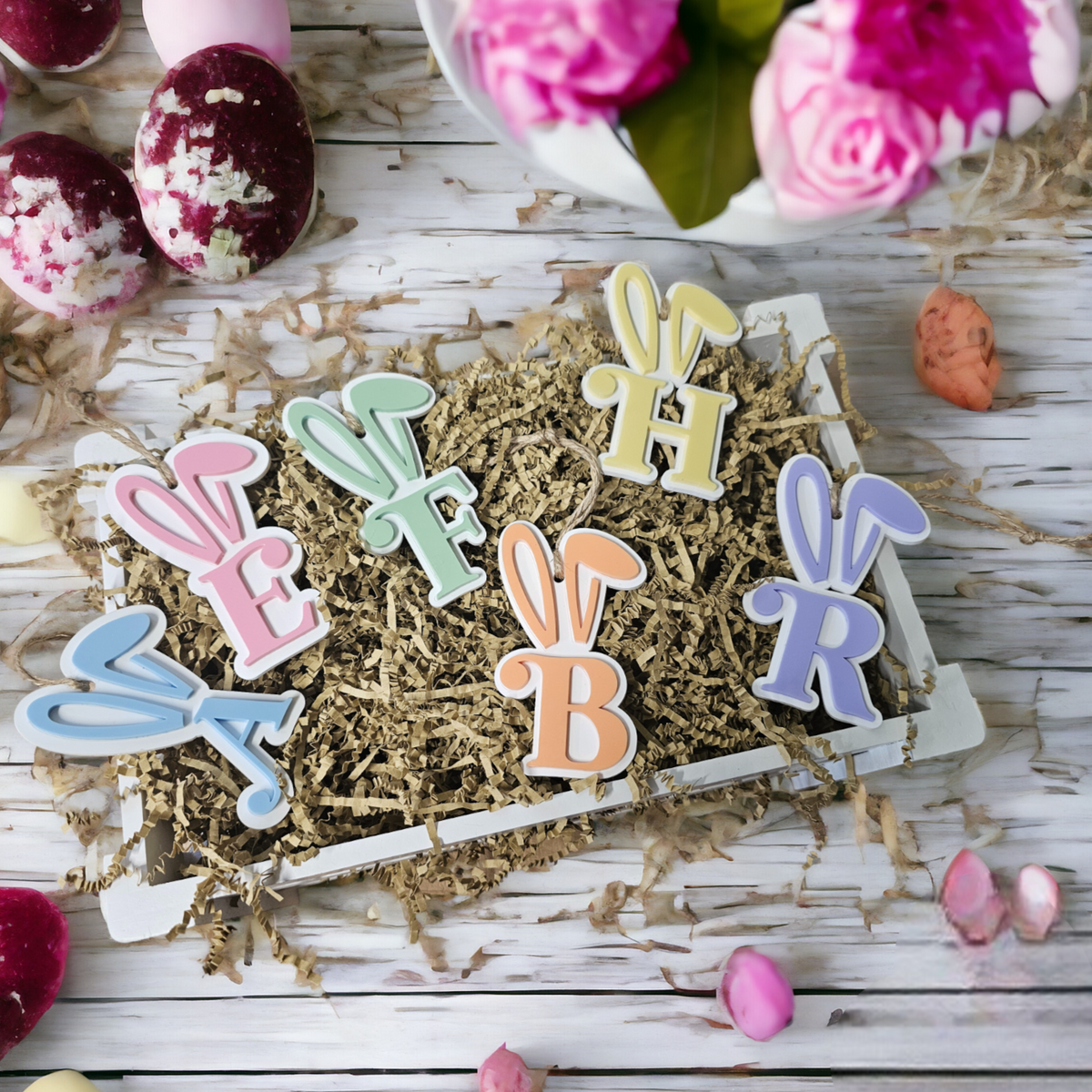 Bunny Ear Letter Tags – A Personal Touch