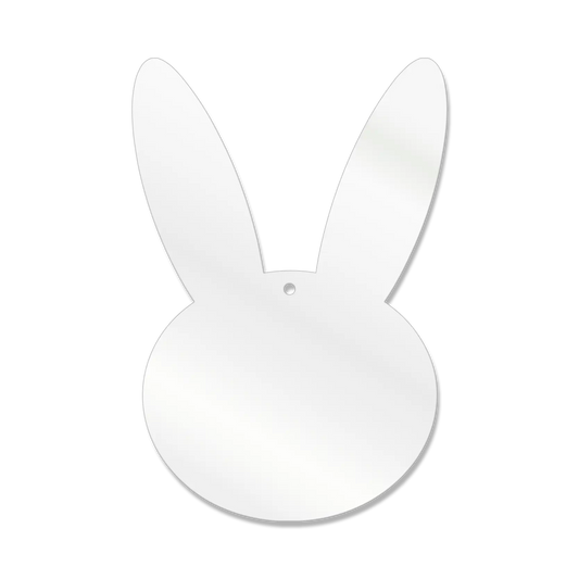Bunny Head Acrylic Blank – Laser Cut Acrylic for Crafting
