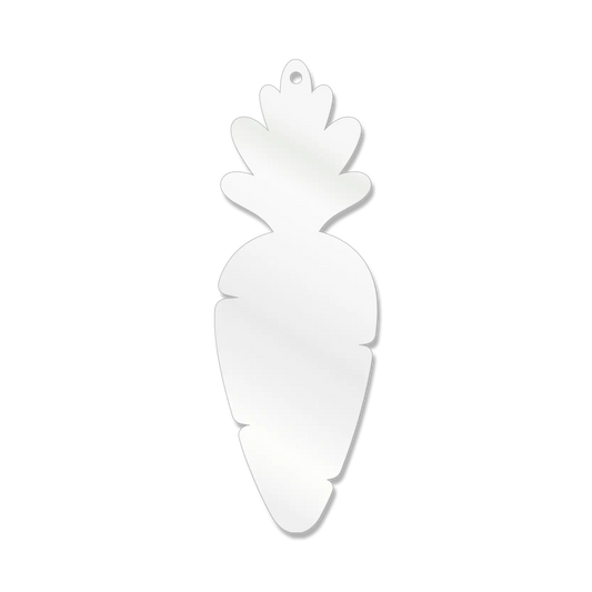 Carrot Shaped Acrylic Blank – Laser Cut Acrylic for Crafting