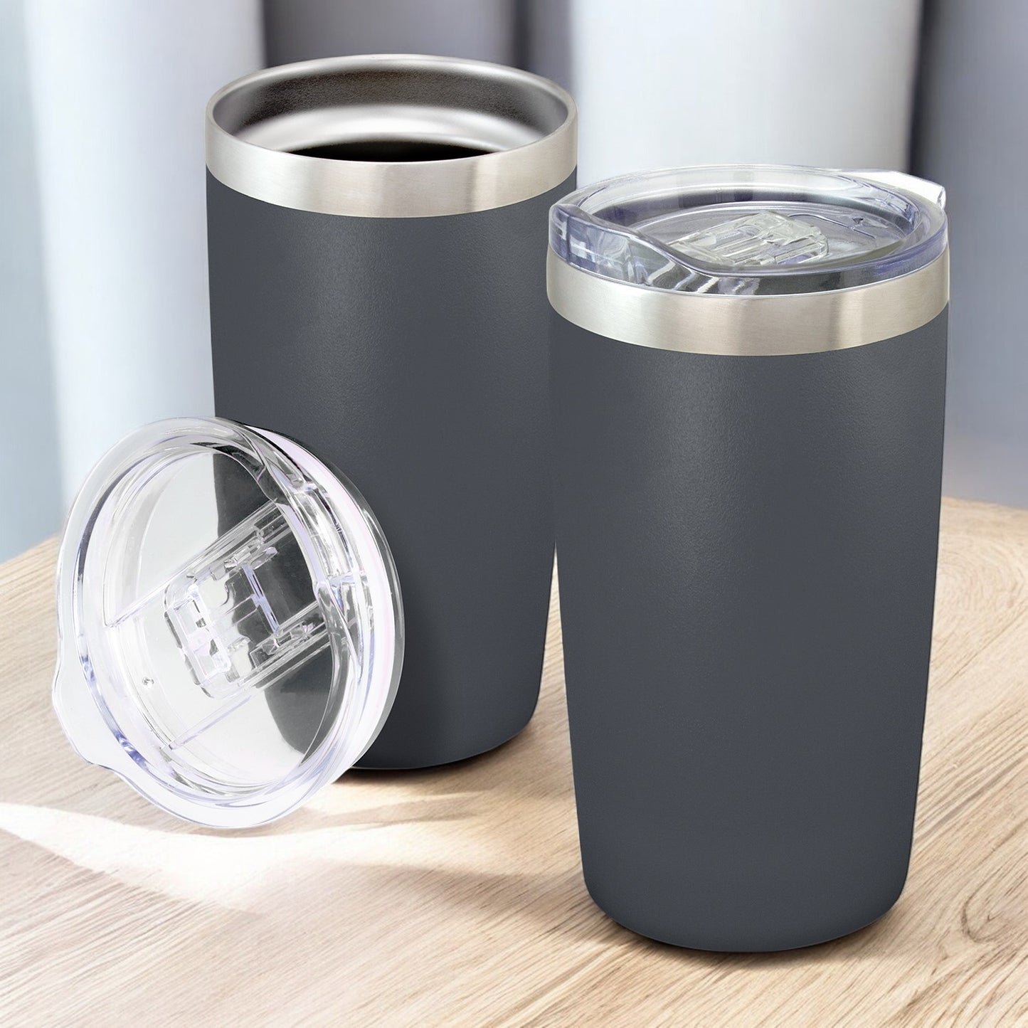 You Can't Say Happiness without saying Penis - Full Wrap Laser Engraved 600ml Coffee Travel Tumbler