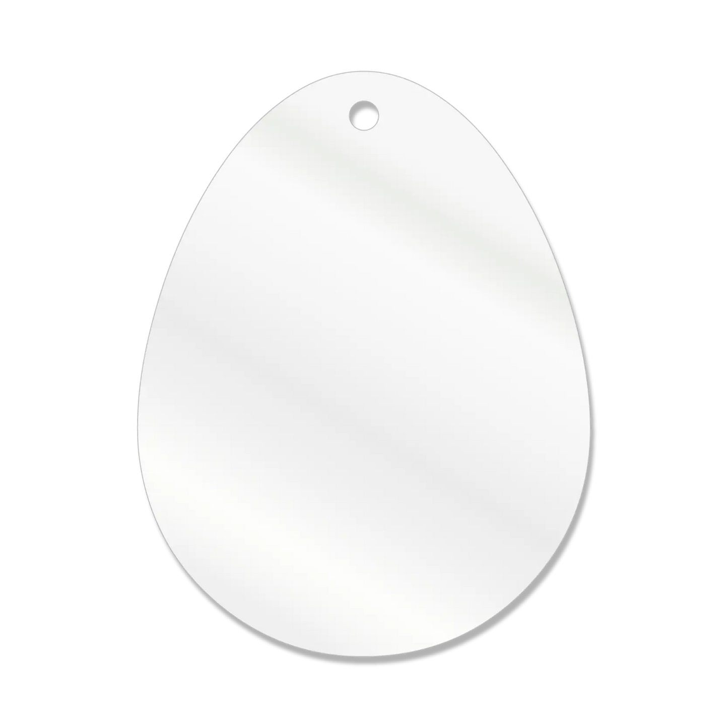 Easter Egg Shaped Acrylic Blank – Laser Cut Acrylic for Crafting