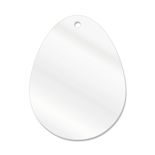 Easter Egg Shaped Acrylic Blank – Laser Cut Acrylic for Crafting
