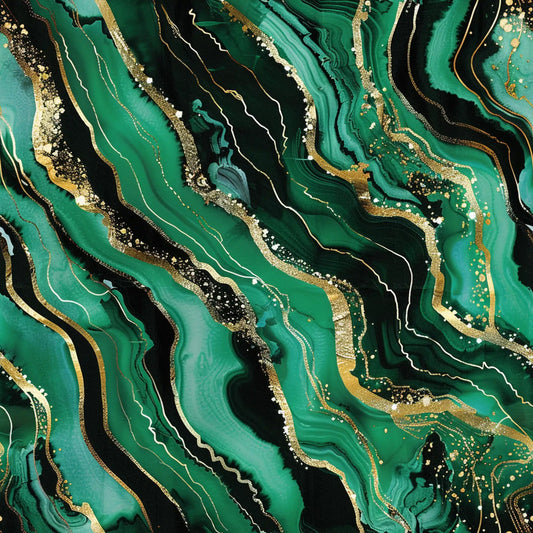 Emerald Marble UV Printed Acrylic Panel