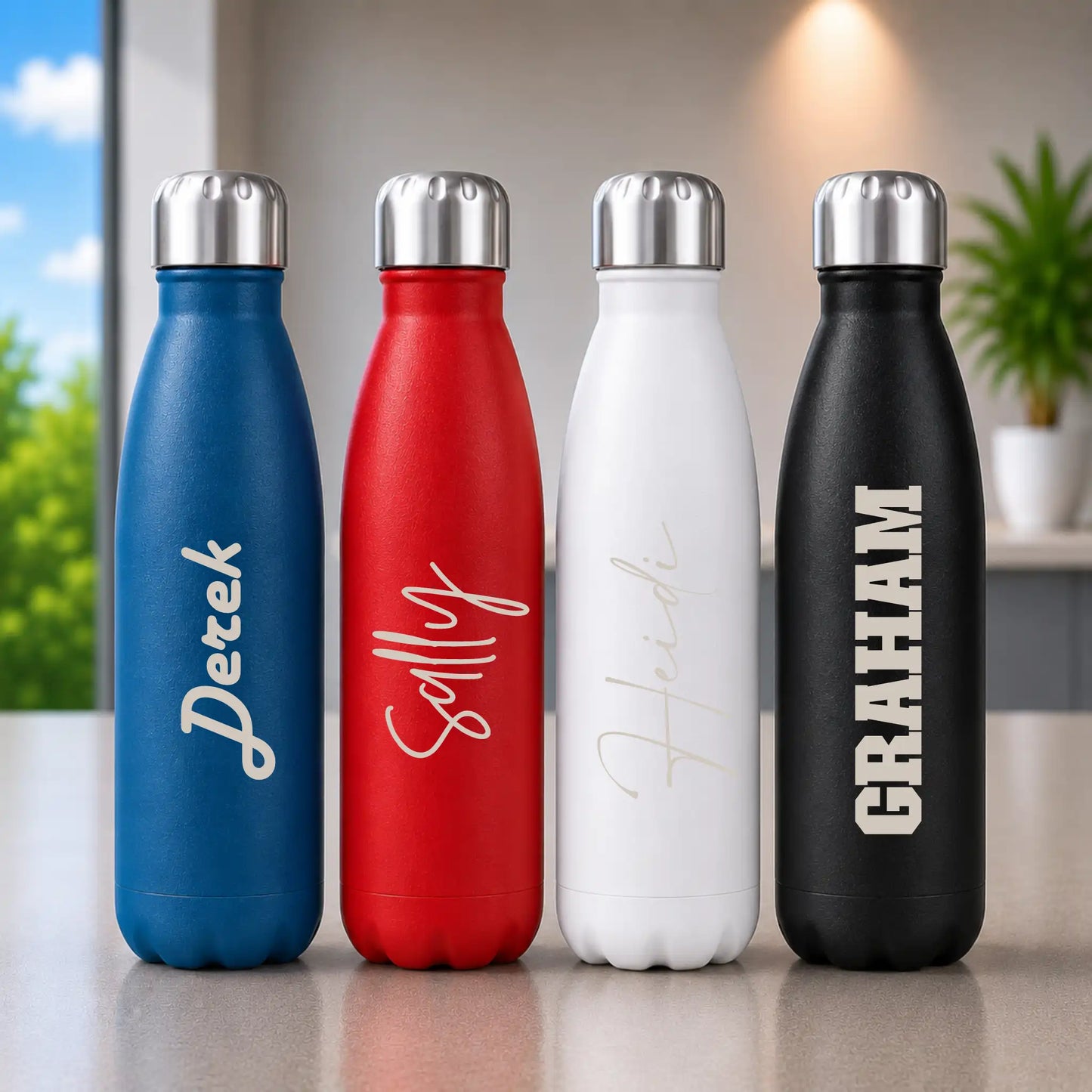 Personalised 500ml Insulated Drink Bottle | Engraved with Your Name