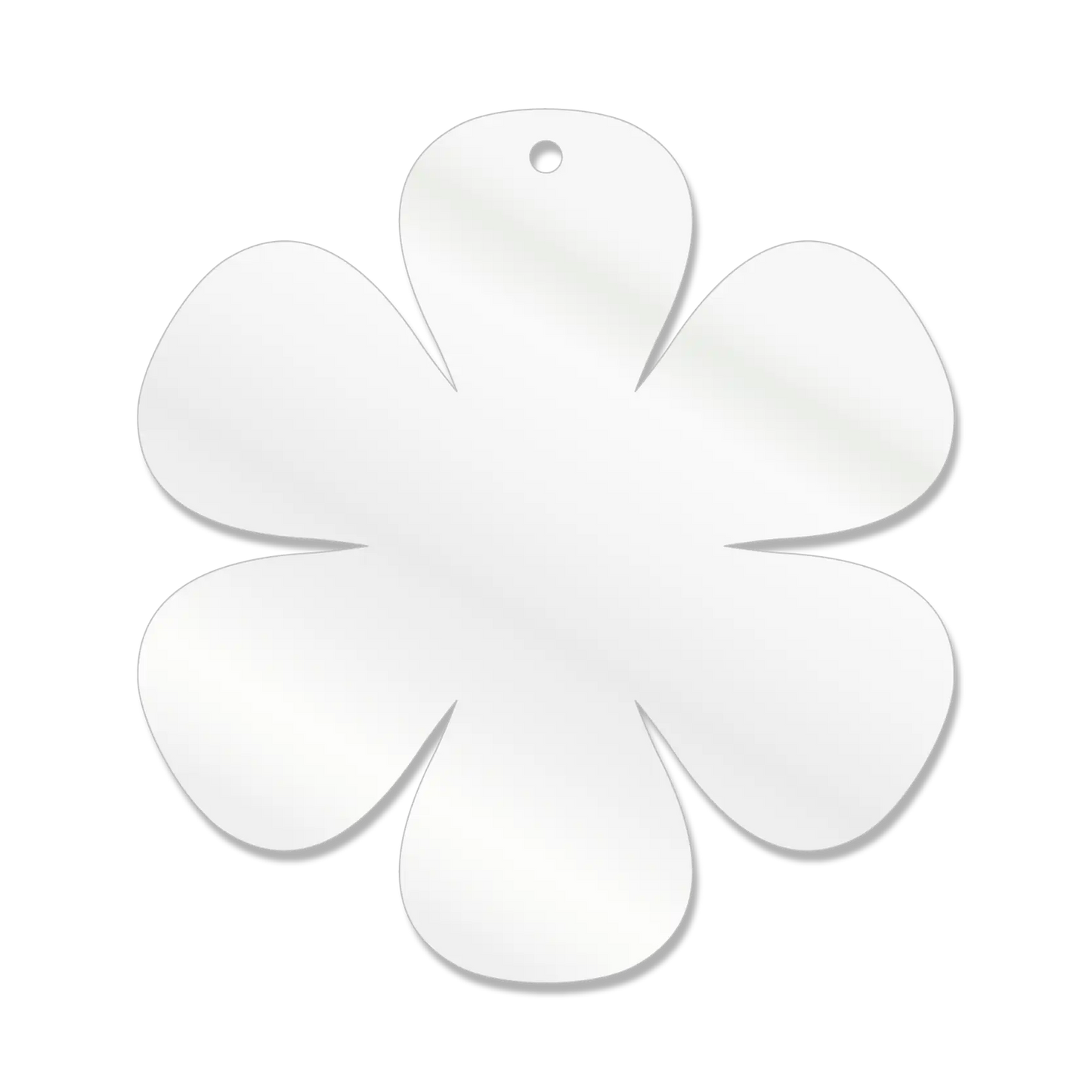 Flower with Rounded Petals Acrylic Blank – Laser Cut Acrylic for Crafting