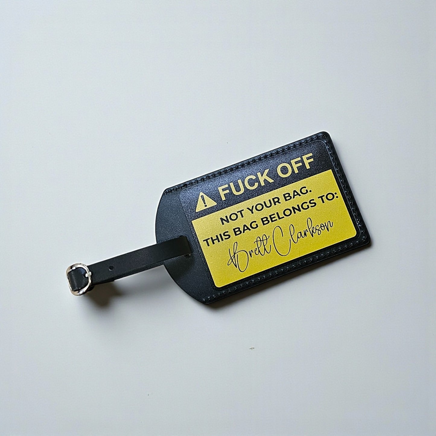 Funny Personalised Not Your Bag Luggage Tag – Custom Travel Tag NZ