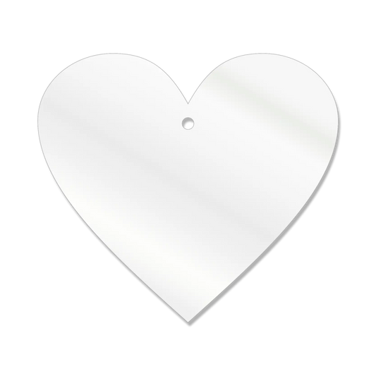 Heart Shaped Acrylic Blank – Laser Cut Acrylic for Crafting