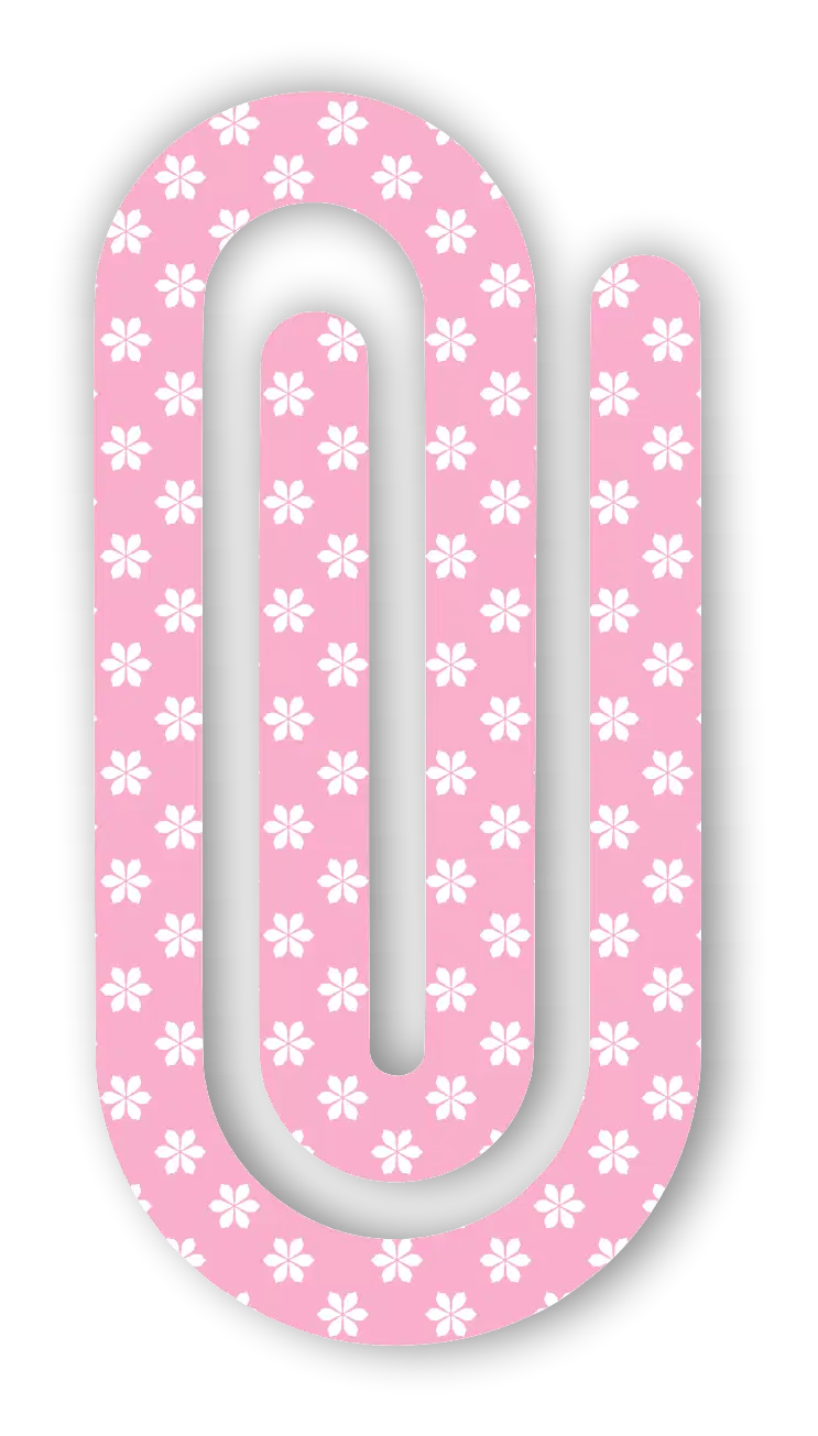 Acrylic UV-Printed Jumbo Paperclips