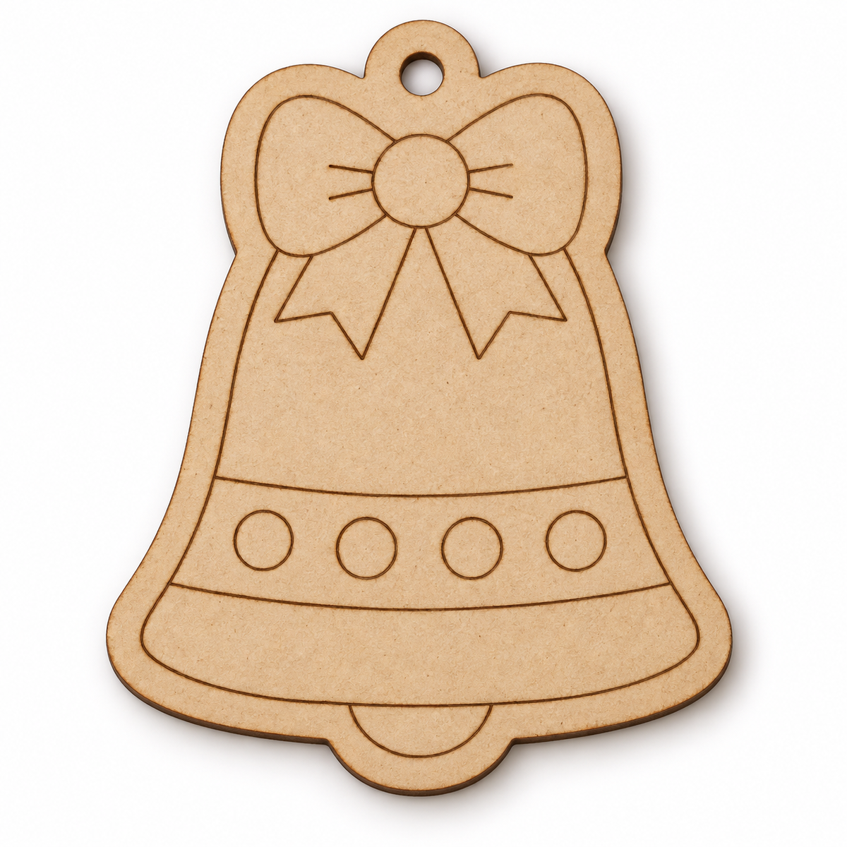 Christmas MDF Shapes for Kids to Paint – Packs of 10 (10cm or 20cm)