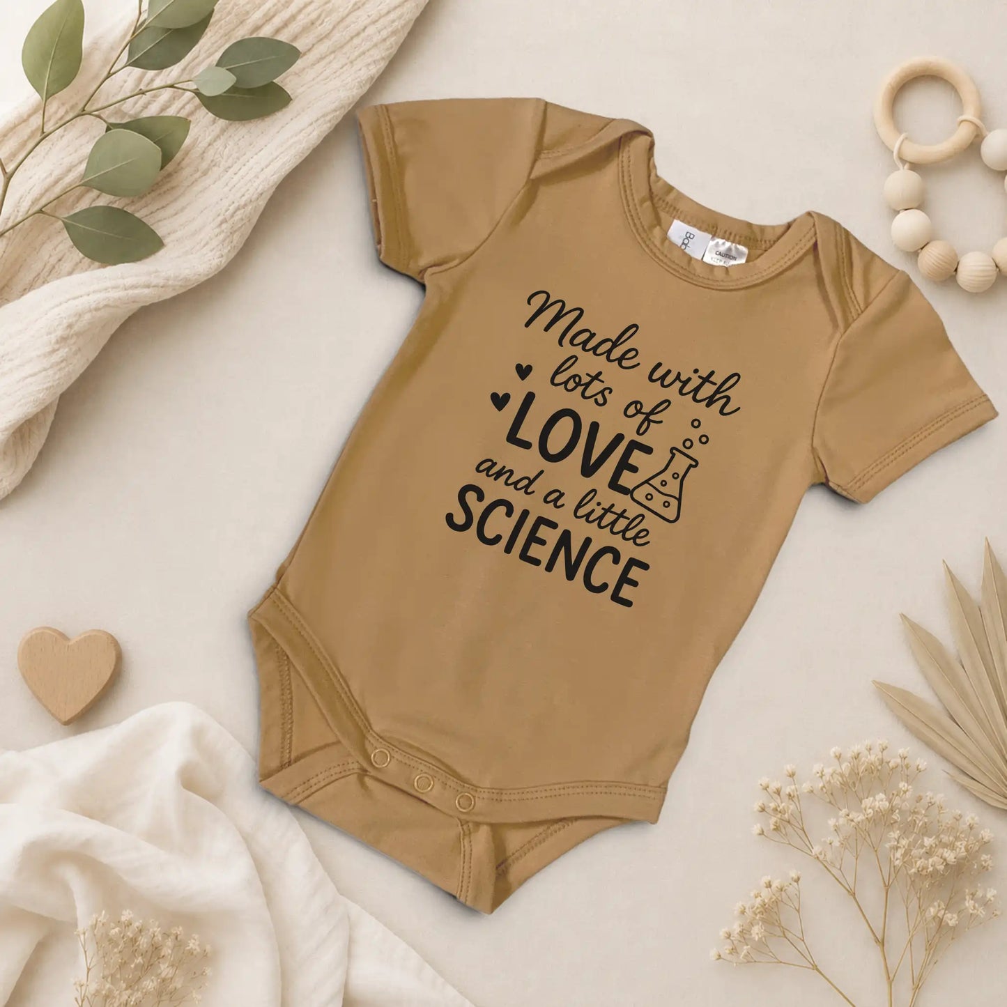 Made With Lots of Love and a Little Science - Baby Onesie