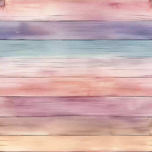 Muted Pastels Wood | UV Printed Acrylic Panel