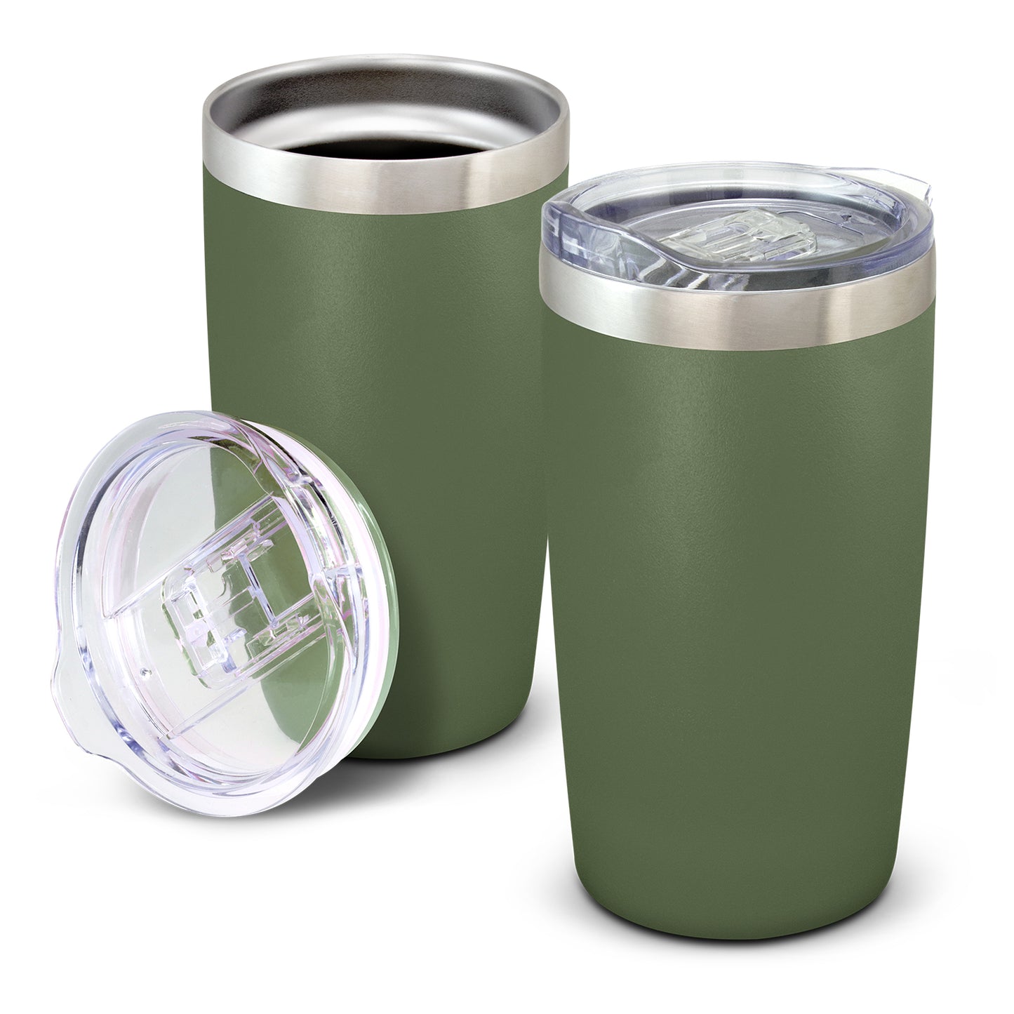 "And Here We Go Again" Laser Engraved Coffee Tumbler