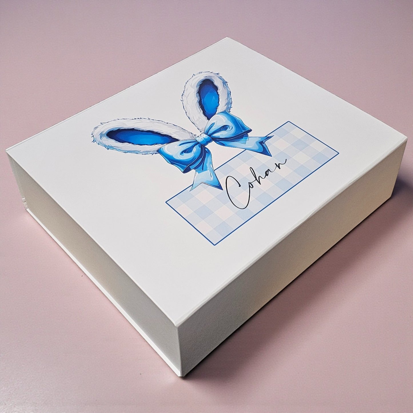 Personalised Bunny Ears Easter Gift Box