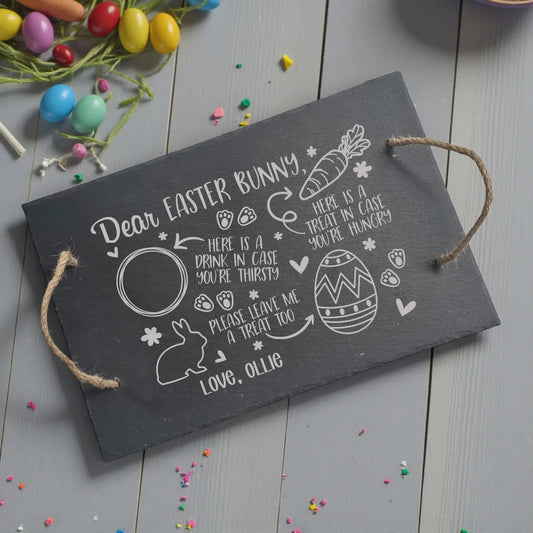 Personalised Easter Bunny Serving Board – Bunny Treat Board