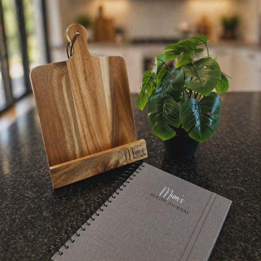Personalised Recipe Book Holder & Recipe Journal