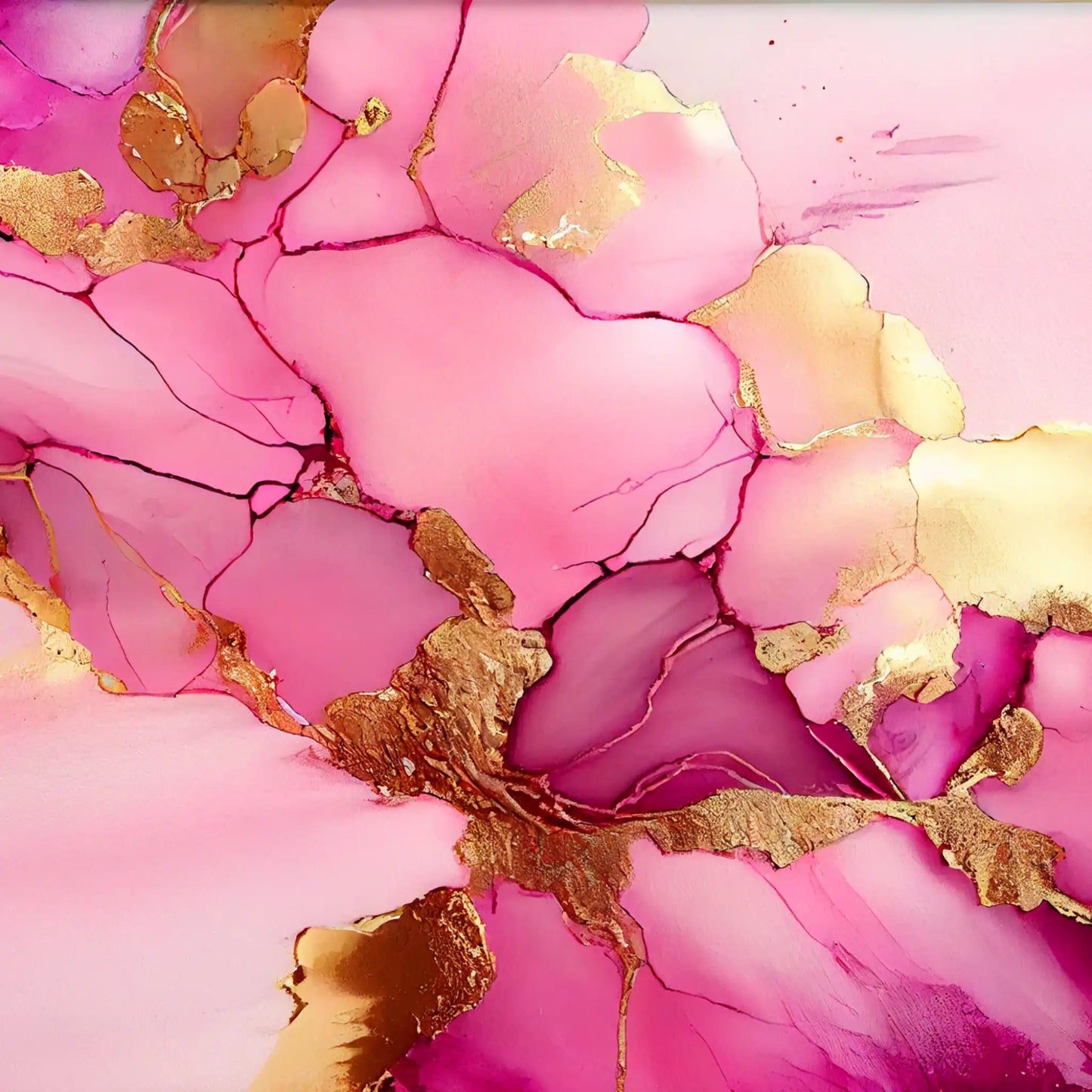 Pink & Gold Agate | UV Printed Acrylic Panel | NZ Craft Supplies