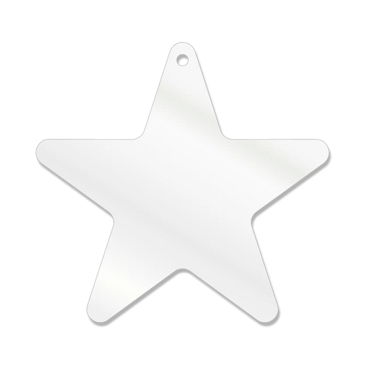 Star Shaped Acrylic Blank – Laser Cut Acrylic for Crafting