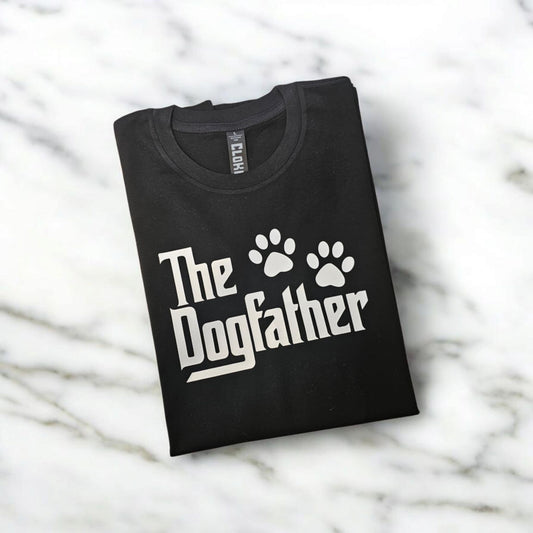 The Dogfather- Men's T-Shirt - Black