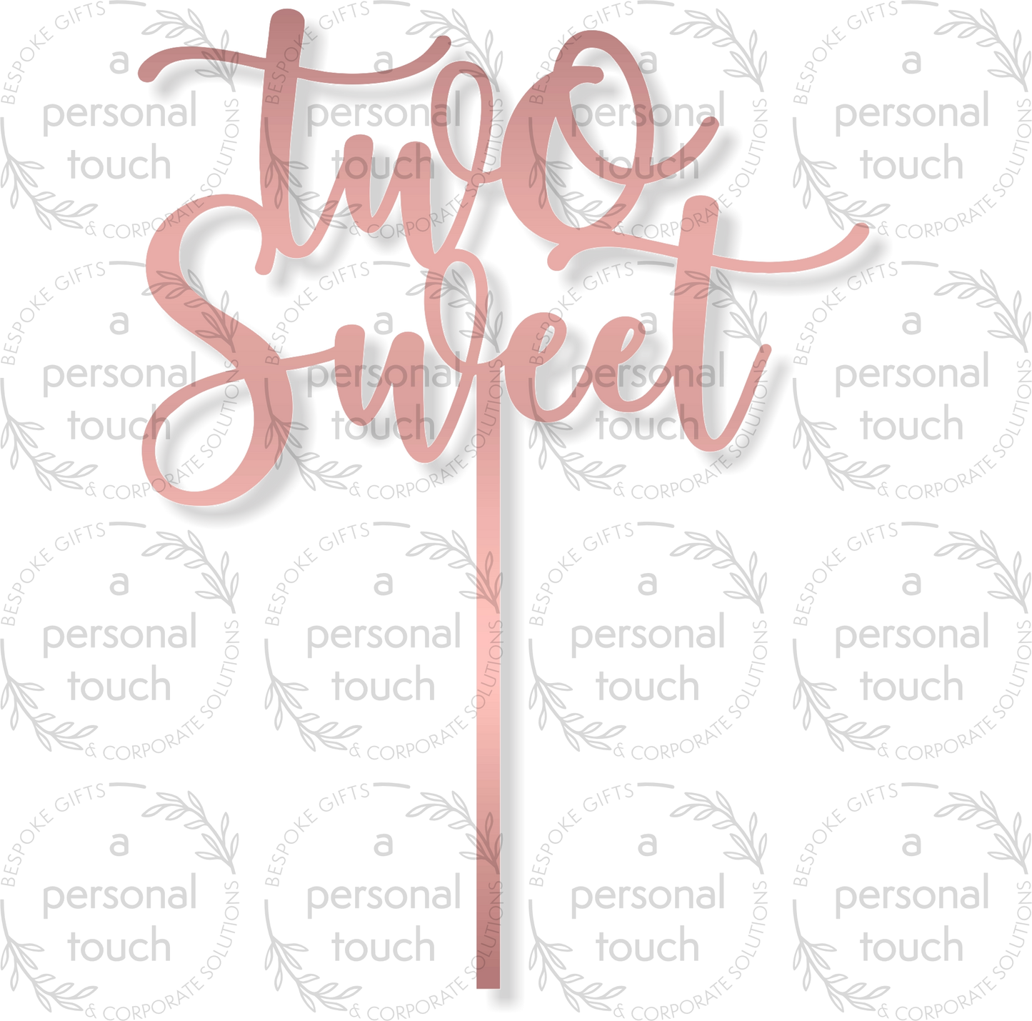 Two Sweet Cake Topper