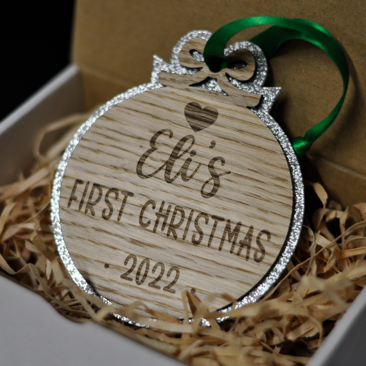 Personalised First Christmas Ornament