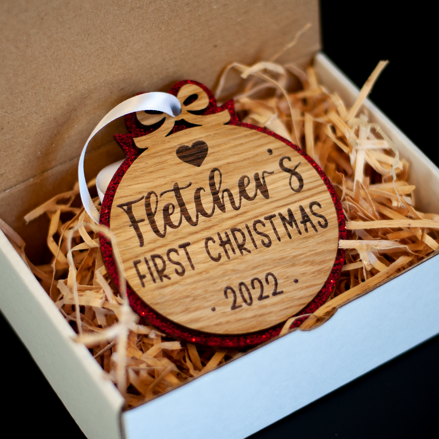 Personalised First Christmas Ornament