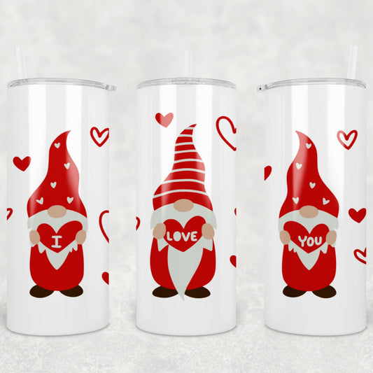 I Love You Gnomes Tumbler 15oz (443mls)