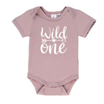 Wild One | Short Sleeve Baby Onesie